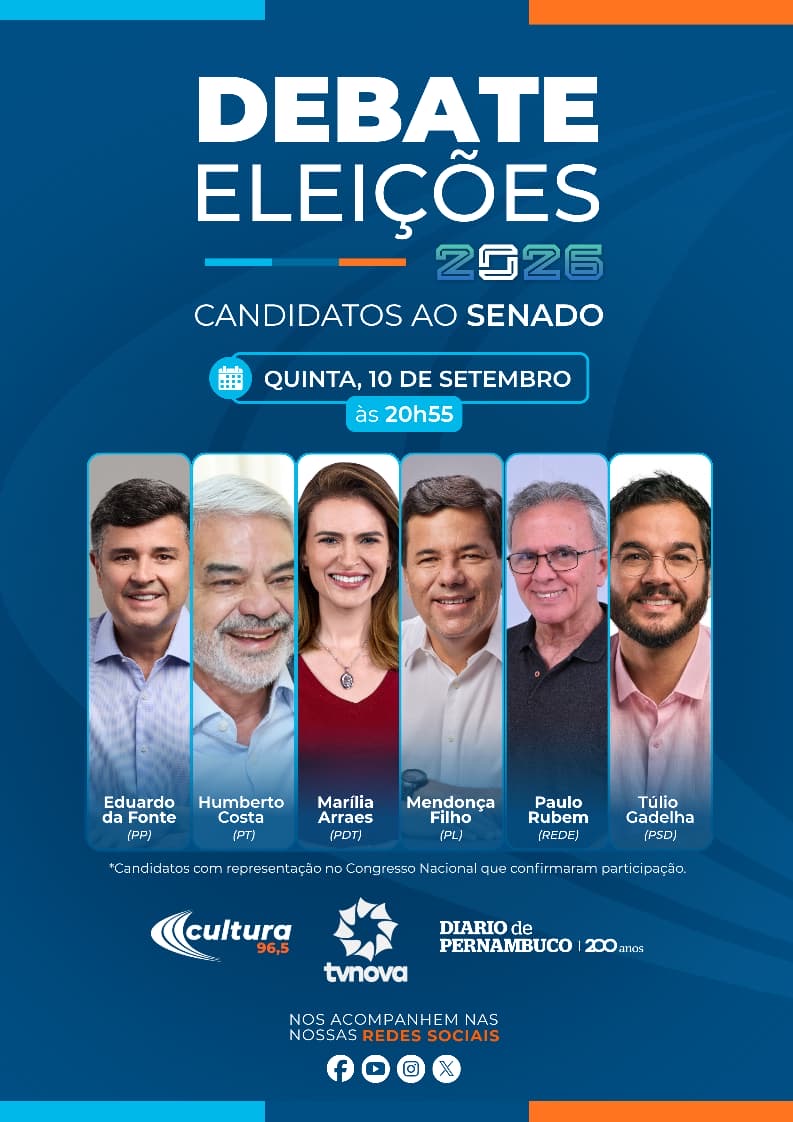 Rádio Cultura promove debate com candidatos ao Senado na quinta (10) - Blog do Didi Galvão